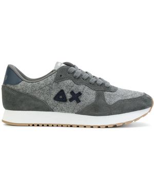 Sun 68 Panelled Trainers - Grey