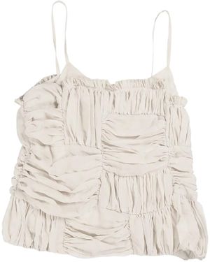 Comme des Garçons Draped Sleeveless Top - Natural