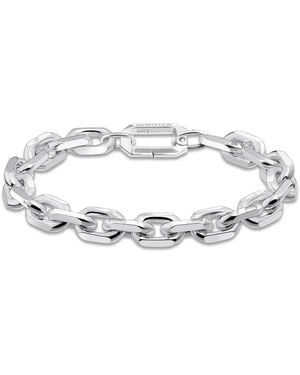 SABOTEUR Armband Mit Karabinerverschluss - Weiß