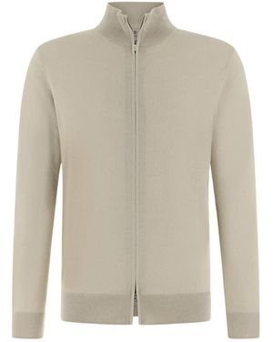 BOGGI Full-Zip Jumper - Natural