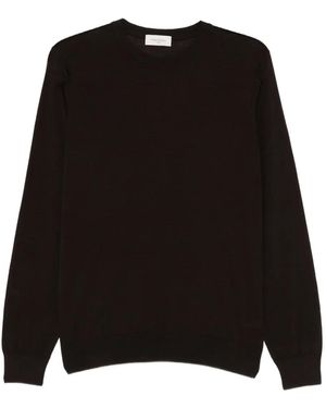 Piacenza Cashmere Wool Crew-Neck Jumper - Black