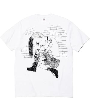 Supreme T-Shirt mit grafischem Print - Weiß