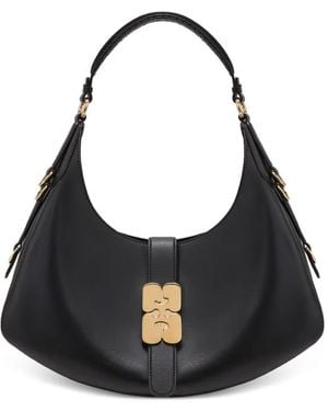 Ganni Crescent Shoulder Bag - Black