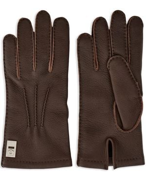 Ferragamo Lined Gloves - Brown