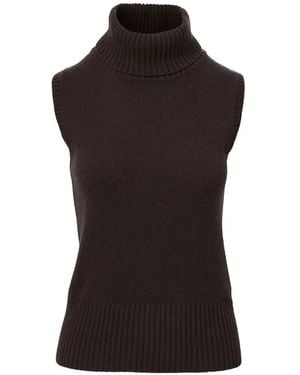Veronica Beard Mazzy Sleeveless Jumper - Black
