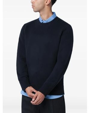 Soft Goat Klassischer Kaschmirpullover - Blau