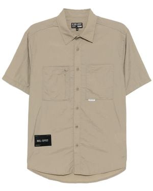 Izzue Camicia A Maniche Corte - Neutro