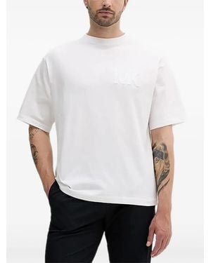 Michael Kors Logo-Appliqué T-Shirt - White