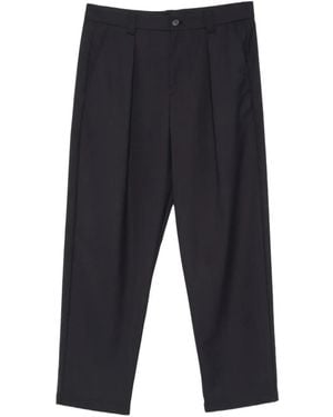 A.P.C. Pleated Straight-Leg Trousers - Blue