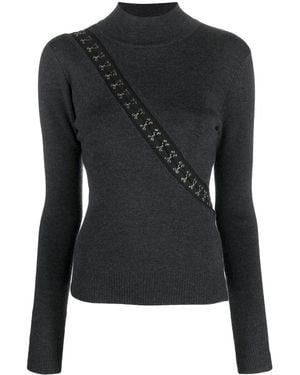 Monse Pullover Mit Hakendetail - Schwarz