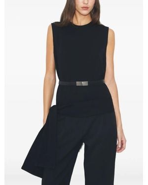 Tory Burch Wrap Top - Black