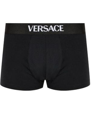 Versace Logo-Band Boxer - Black