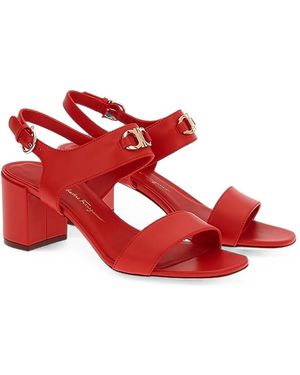 Ferragamo Ladies' Shoe - Red