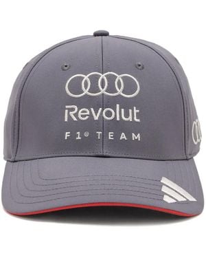 adidas X Audi Revolut F1 Embroidered-Logo Baseball Cap - Gray