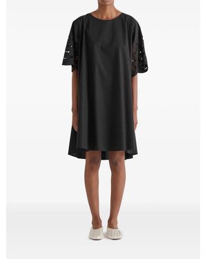 MEIMEIJ Cut-Out Short-Sleeve Dress - Black