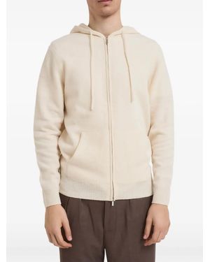 MC2 Saint Barth Hooded Zip Jumper - White