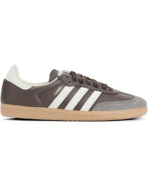 adidas Samba Stripe Trainers - Brown