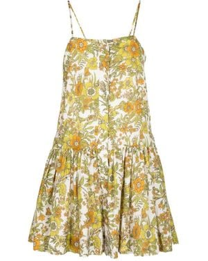 ALÉMAIS Kitty Mini Dress - Yellow