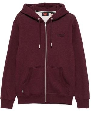 Superdry Zip-Up Hoodie - Purple