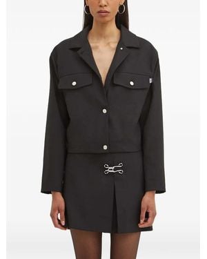 Moschino Buttoned Pocket Jacket - Black