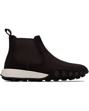 Lottusse Nauta Leather Trainers - Black