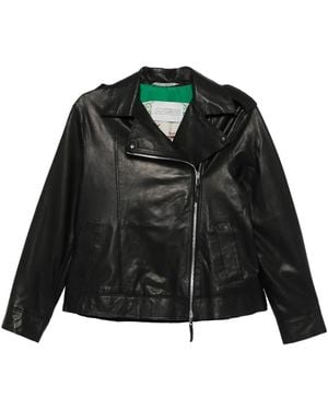 Leather Authority Veste Chardonnay À Fermeture Zippée - Noir