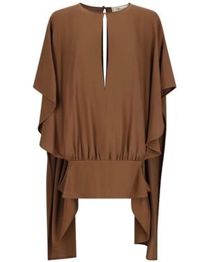Blumarine Ruffled Blouse - Brown