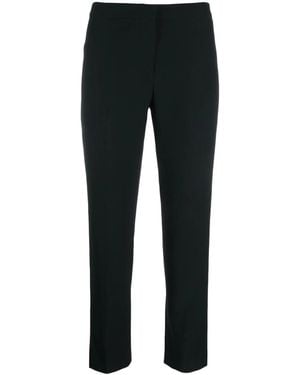 McQueen クロップド ストレートパンツ - ブラック