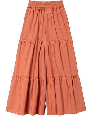 Twinset Tiered Pants - Orange