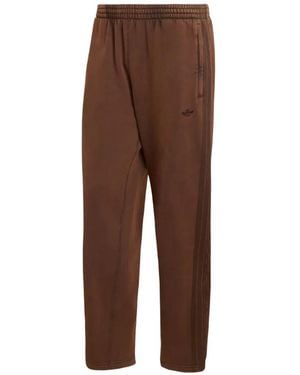 adidas Logo-Embroidered Track Pants - Brown