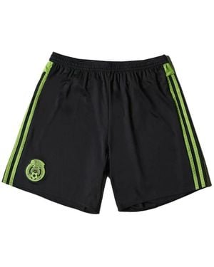 adidas Shorts Con Dettaglio A Righe - Nero