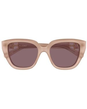Chloé Cat-Eye Frame Sunglasses - Pink