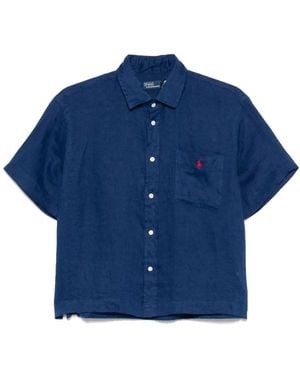 Polo Ralph Lauren Hemd mit Polo Pony - Blau
