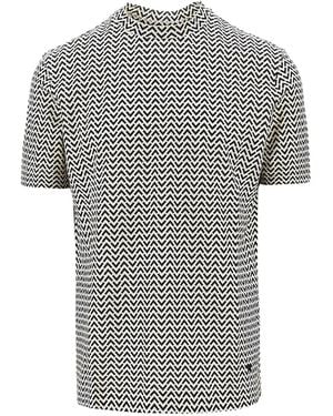 Emporio Armani Patterned T-Shirt - Grey
