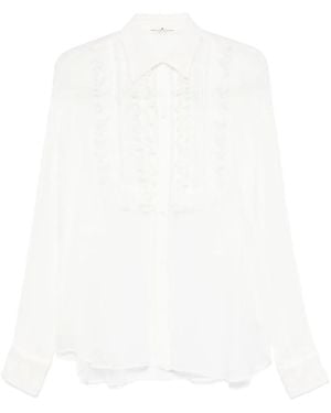 Ermanno Scervino Silk Shirt - White