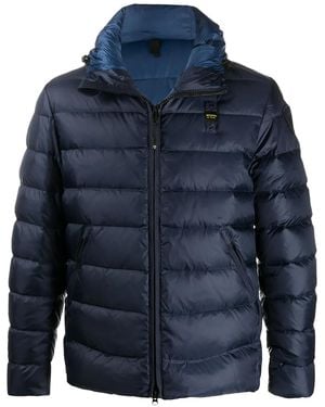 Blauer Hooded Puffer Jacket - Blue