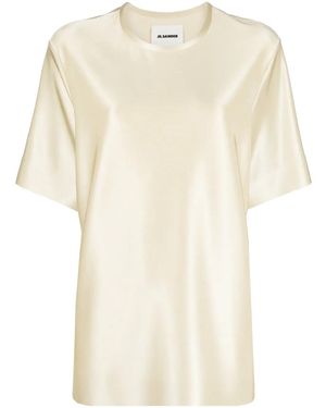 Jil Sander クルーネック Tシャツ - ナチュラル