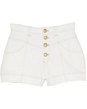 Aje. Liliana Jeans-Shorts - Weiß