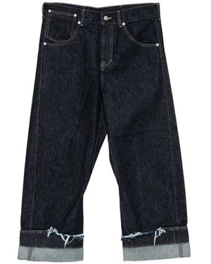 Marina Yee Raw-Cut Jeans - Blue