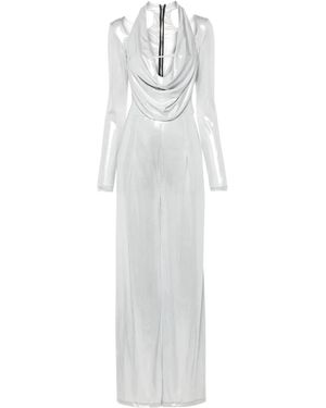 MITILIANE COUTURE Cowl-Neck Jumpsuit - White