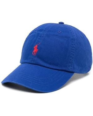 Polo Ralph Lauren Logo Embroidered Baseball Cap - Blue