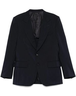 Tom Ford Wool Blazer - Blue