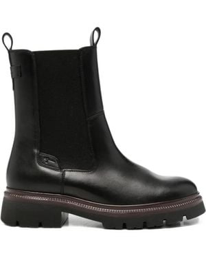 Tamaris Botas Chelsea Con Suela Gruesa - Negro