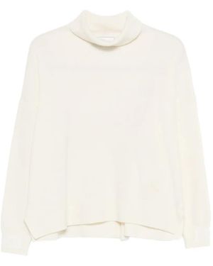 Iceberg Roll Neck Jumper - White