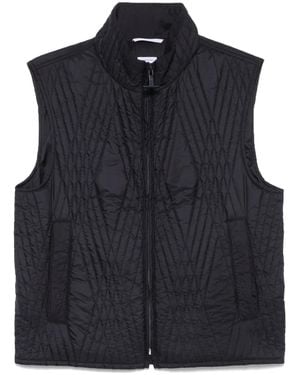 Thom Browne Quilted Gilet - Blue