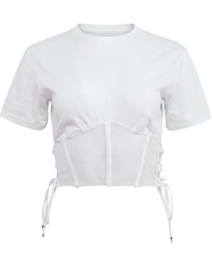 Fleur du Mal Sabrina T-Shirt - Weiß