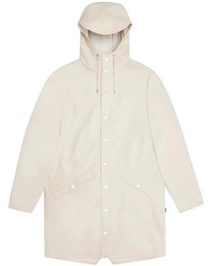 Rains Abrigo con capucha - Blanco