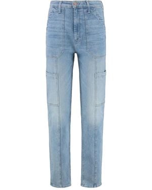 Mother Double-Pocket Jeans - Blue