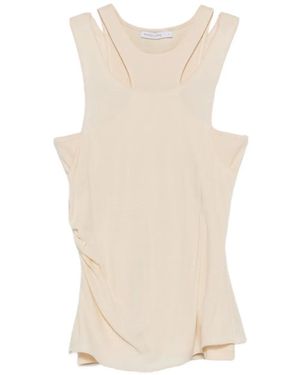 Patrizia Pepe Double-Layer Tank Top - White