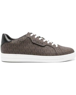 Michael Kors Keating モノグラム スニーカー - ブラウン